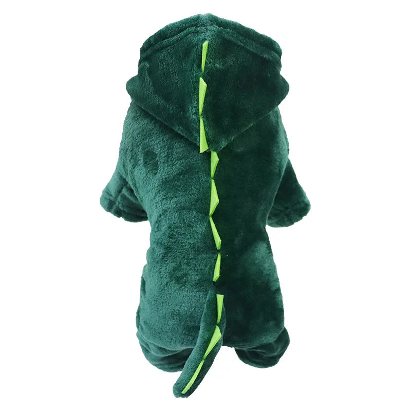 Dinosaur Cosplay Hoodie & Warm Jacket for Small & Medium Dogs