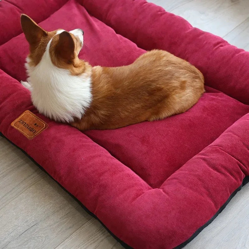 Panier Douillet pour Chien - Tapis en Peluche Doux pour Chiens et Chats de Petite à Grande Taille