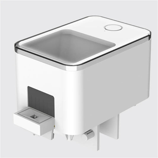 Distributeur automatique de nourriture pour poissons avec minuterie, contrôlé par application WiFi intelligente