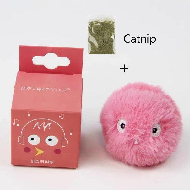 Sound Ball Cat Toy — Animal Noise Squeaky Ball for Cats & Kittens