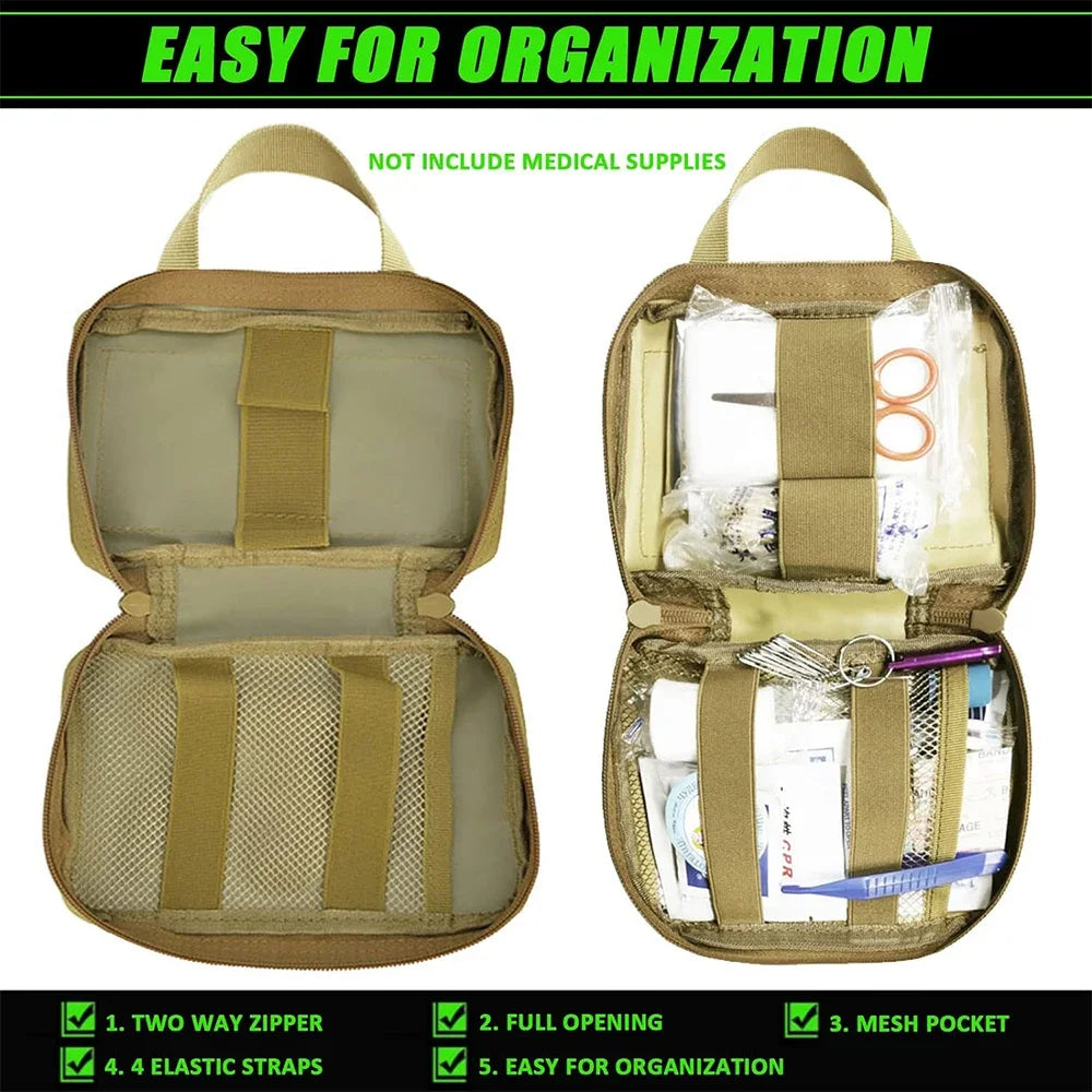 Dog Harness MOLLE Pouch Set with Belt
