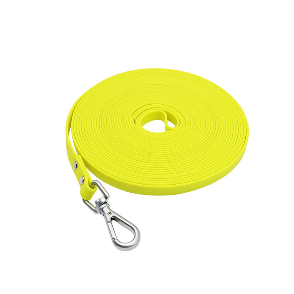 Waterproof PVC Long Dog Leash – Easy Clean Training Lead 1.5m to 20m