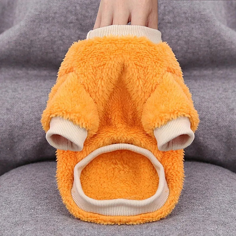 Gilet Chauffant en Peluche pour Chiens et Chats de Petite et Moyenne Taille