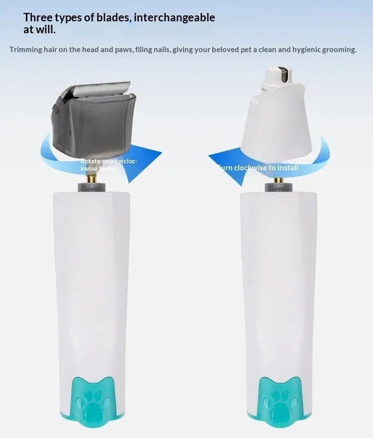 7-in-1 Pet Grooming Vacuum | Hair Trimmer & Suction | Cat & Dog