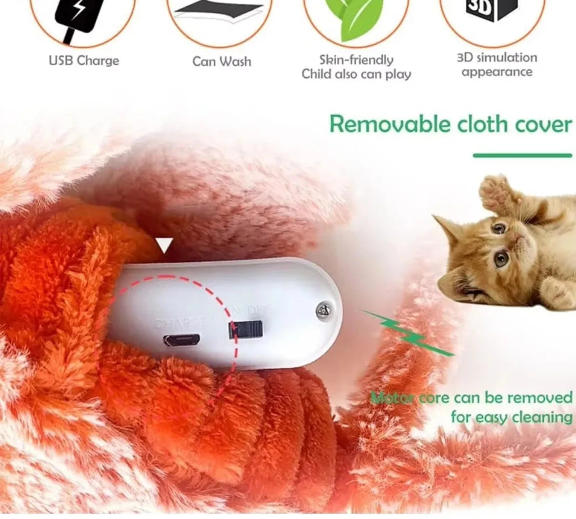 Jouet interactif électrique sauteur pour chat avec herbe à chat