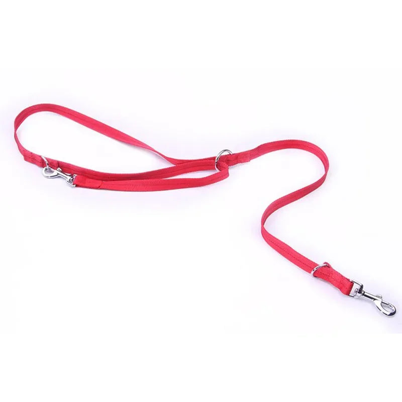 Dual Pet Leash 190cm - V-Shape Twin Lead for Two Dogs or Cats
