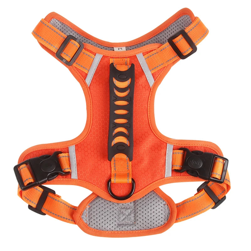 Adjustable Reflective Dog Harness - Safety Vest for Small & Large Dogs