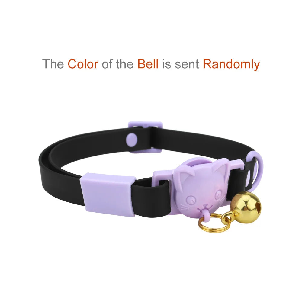 Waterproof Adjustable Cat Collar with Bell