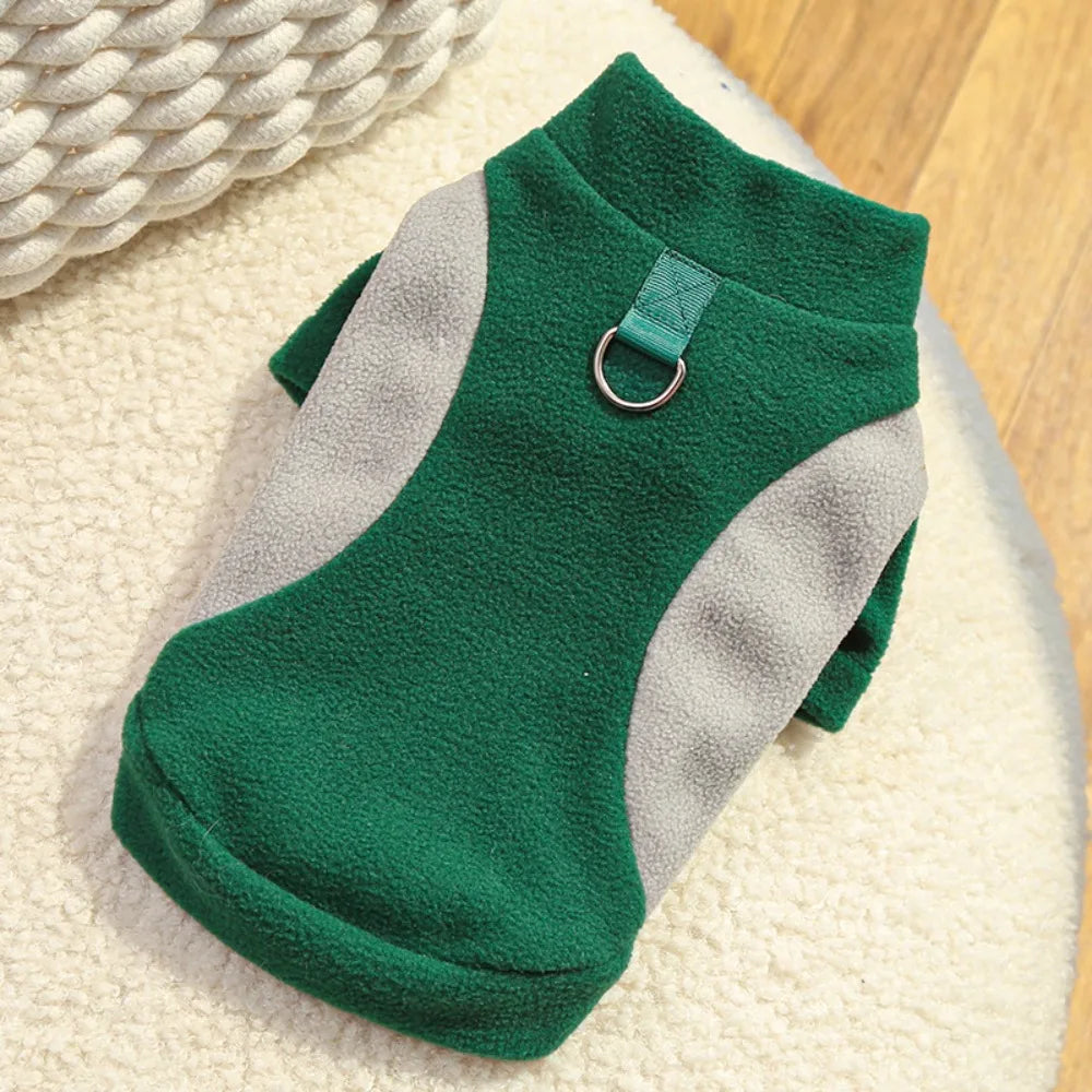 Soft Fleece Dog Hoodie & Warm Winter Coat