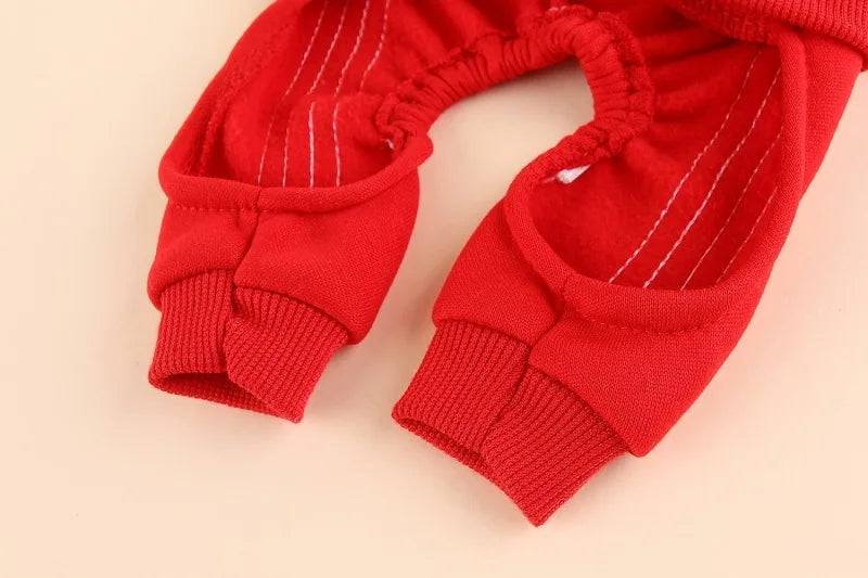 Fleece Hoodie Jumpsuit for Dogs & Cats