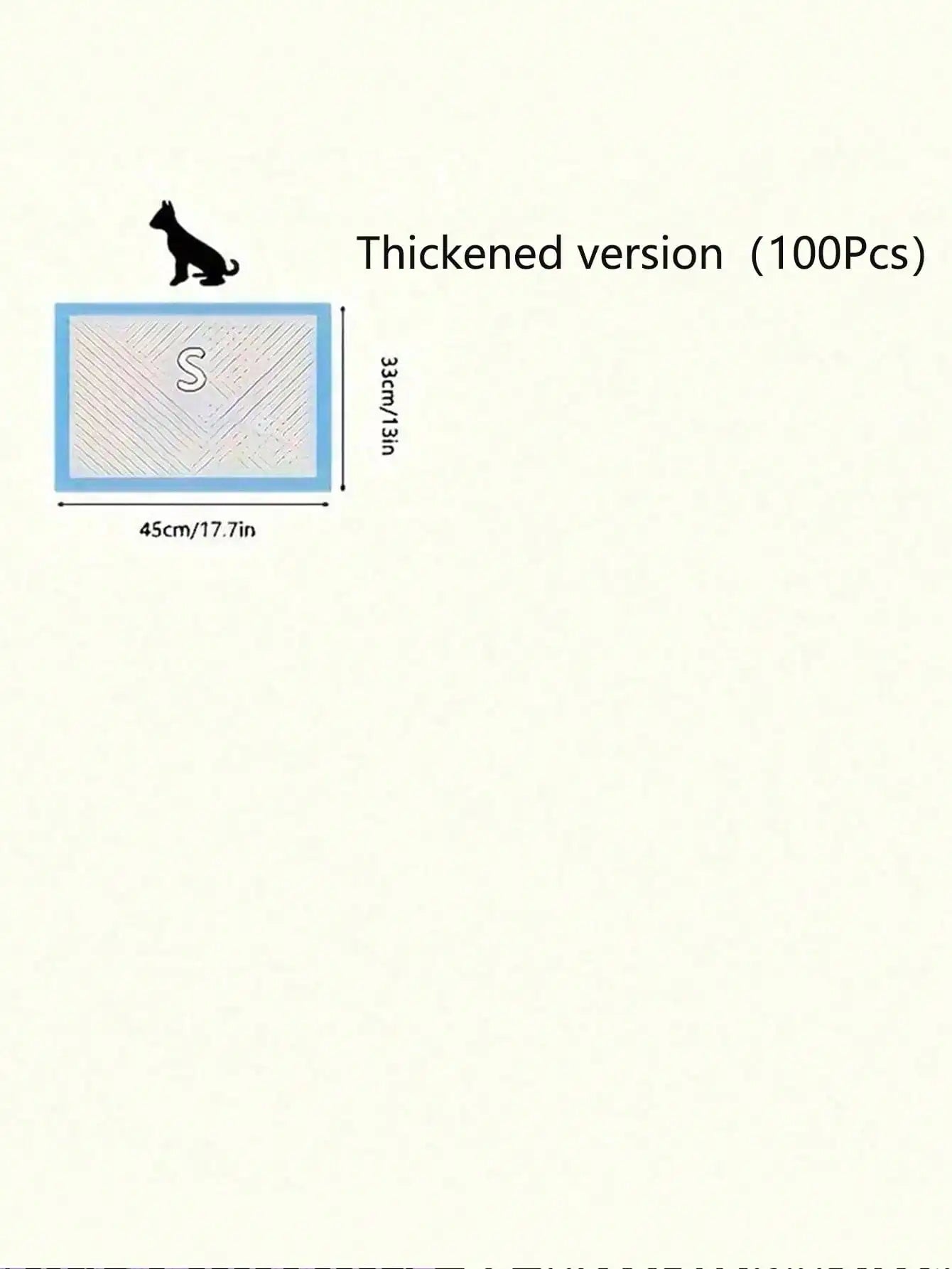 Thickened Dog Pee Pads – Pack of 100