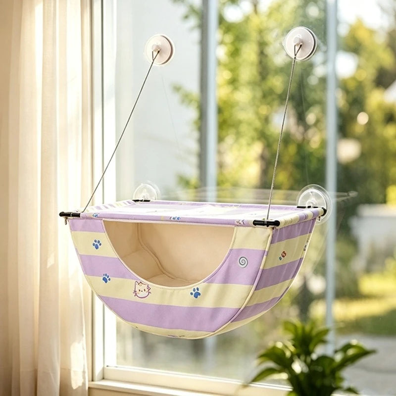 Suction-Cup Cat Window Hammock