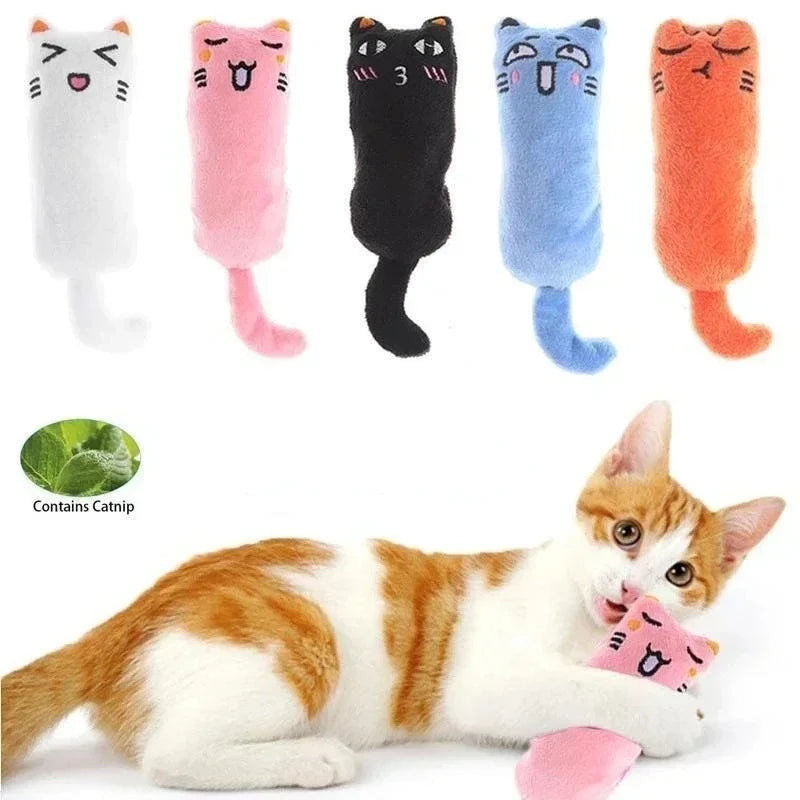 Catnip Plush Thumb Pillow Cat Toy – Soft Interactive Toy for Cats & Kittens