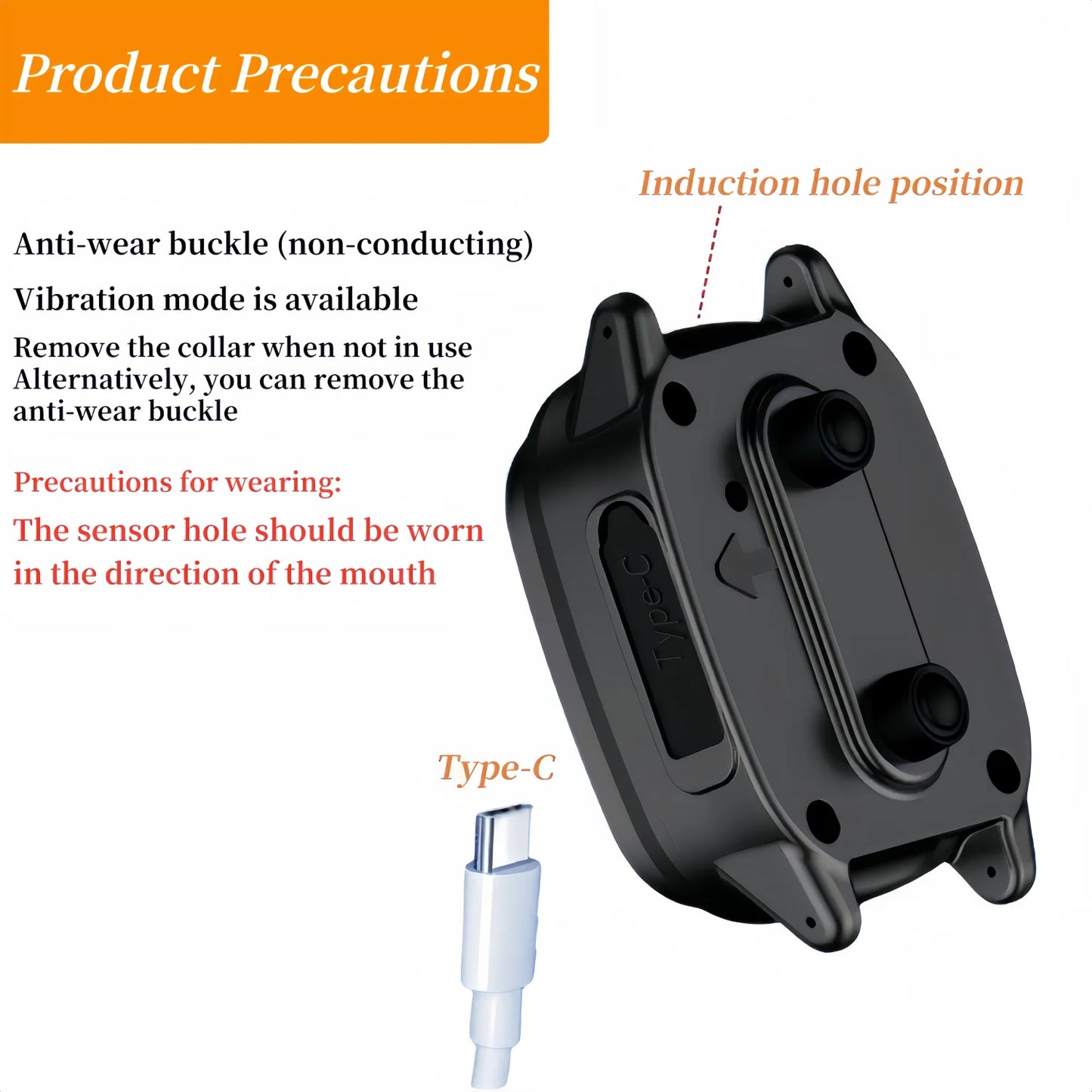 Anti-Meow Vibration Training Collar for Cats