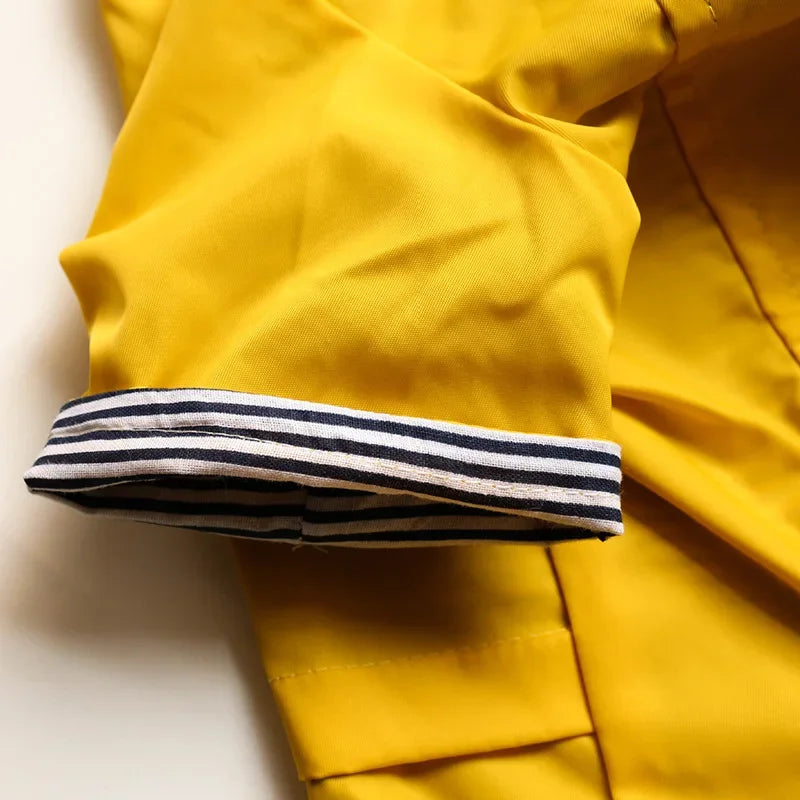 Waterproof Striped Raincoat for Dogs