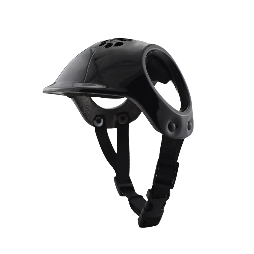 Motorcycle Helmet for Small Dogs with Ear Holes