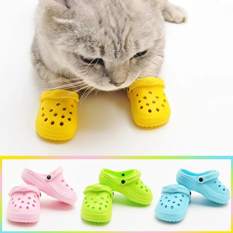 Chaussures de plage imperméables pour animaux de compagnie - Lot de 2