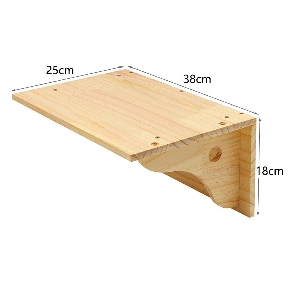 Wall-Mounted Cat Climbing Shelves & Hideaway Houses