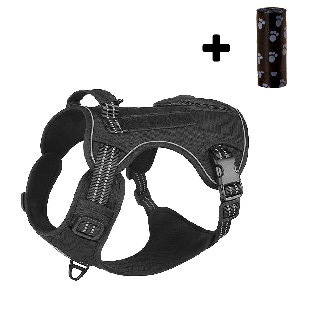 No-Pull Dog Vest Harness with Handle & Reflective Straps