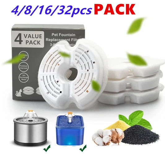 Activated Carbon Replacement Pet Fountain Filters