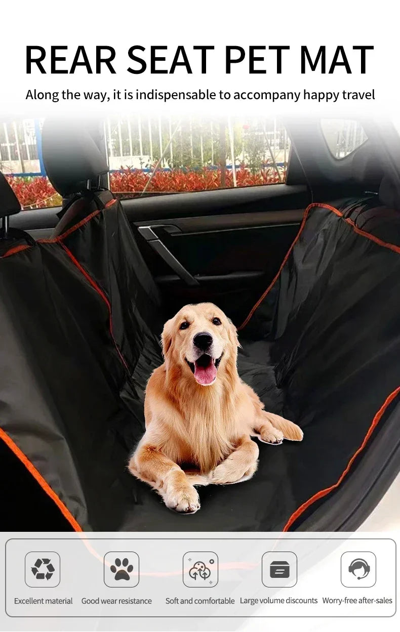 Oxford Dog Car Seat Cover — Waterproof Hammock Protector for Cars, Trucks & SUVs