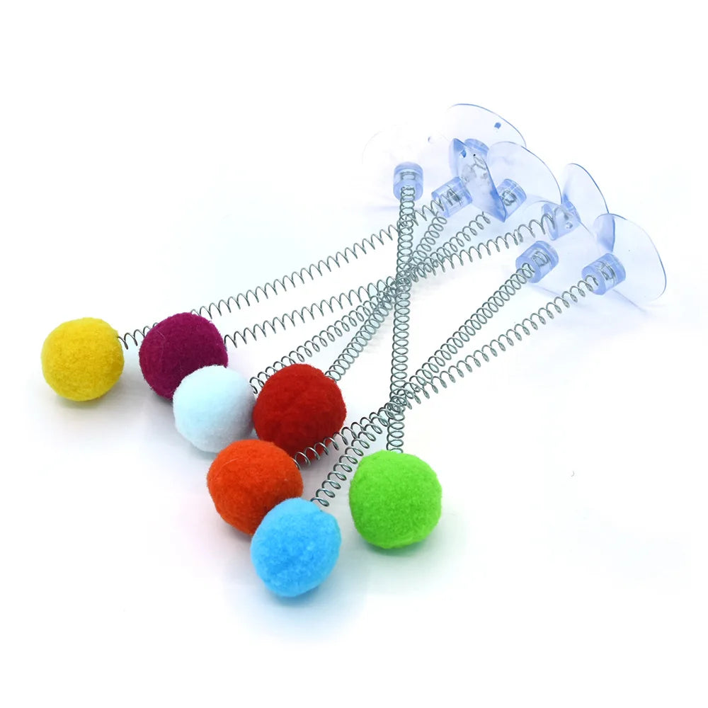 Ensemble d'accessoires de remplacement pour jouets pour chats avec souris, ver et balle