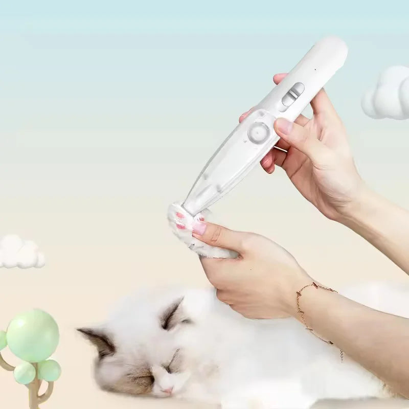 2-in-1 Pet Hair Clipper with Built-In Vacuum — Professional Grooming Trimmer for Dogs & Cats