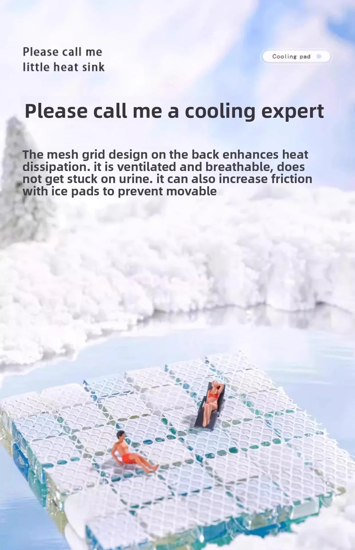 Hamster Glass Marble Cooling Mat
