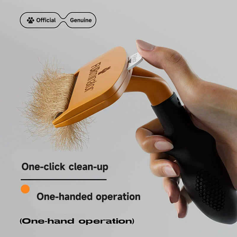 Pet Deshedding Grooming Brush for Dogs & Cats