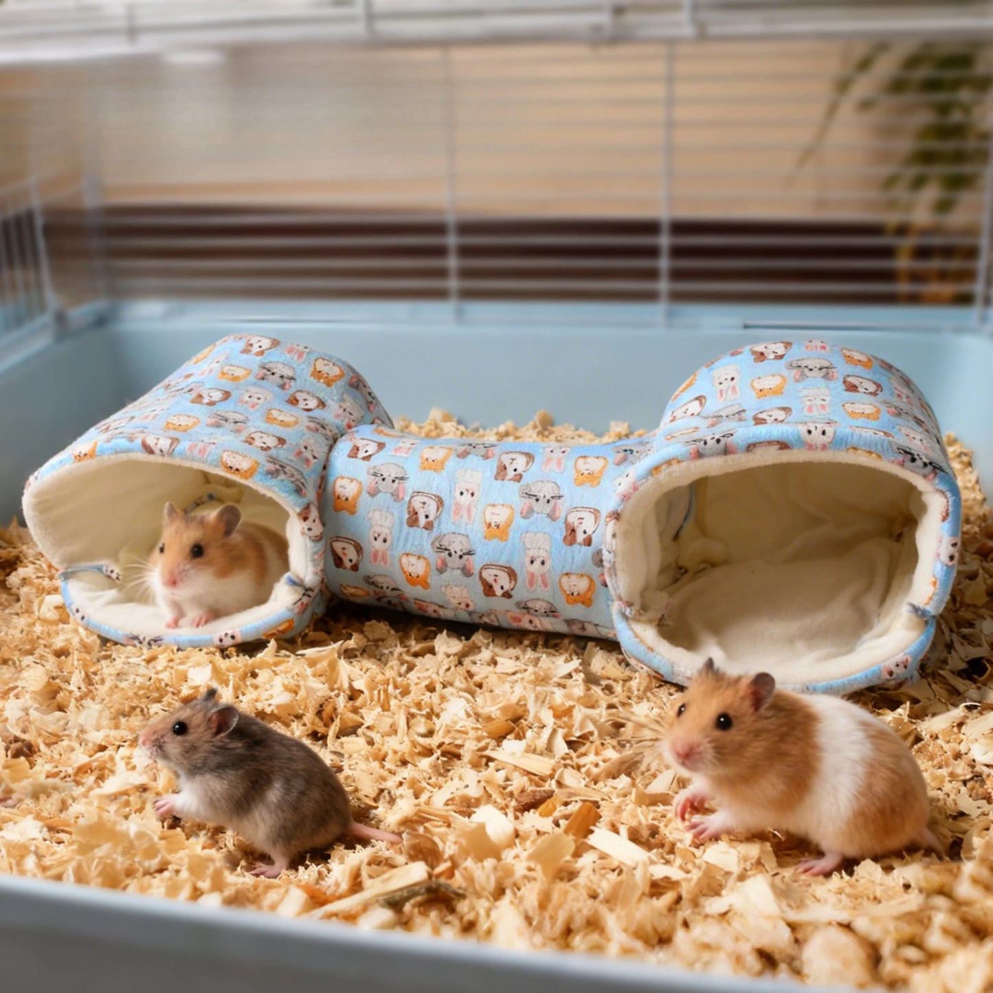 Nid Cachette pour Hamster - Maison Douillette en Coton