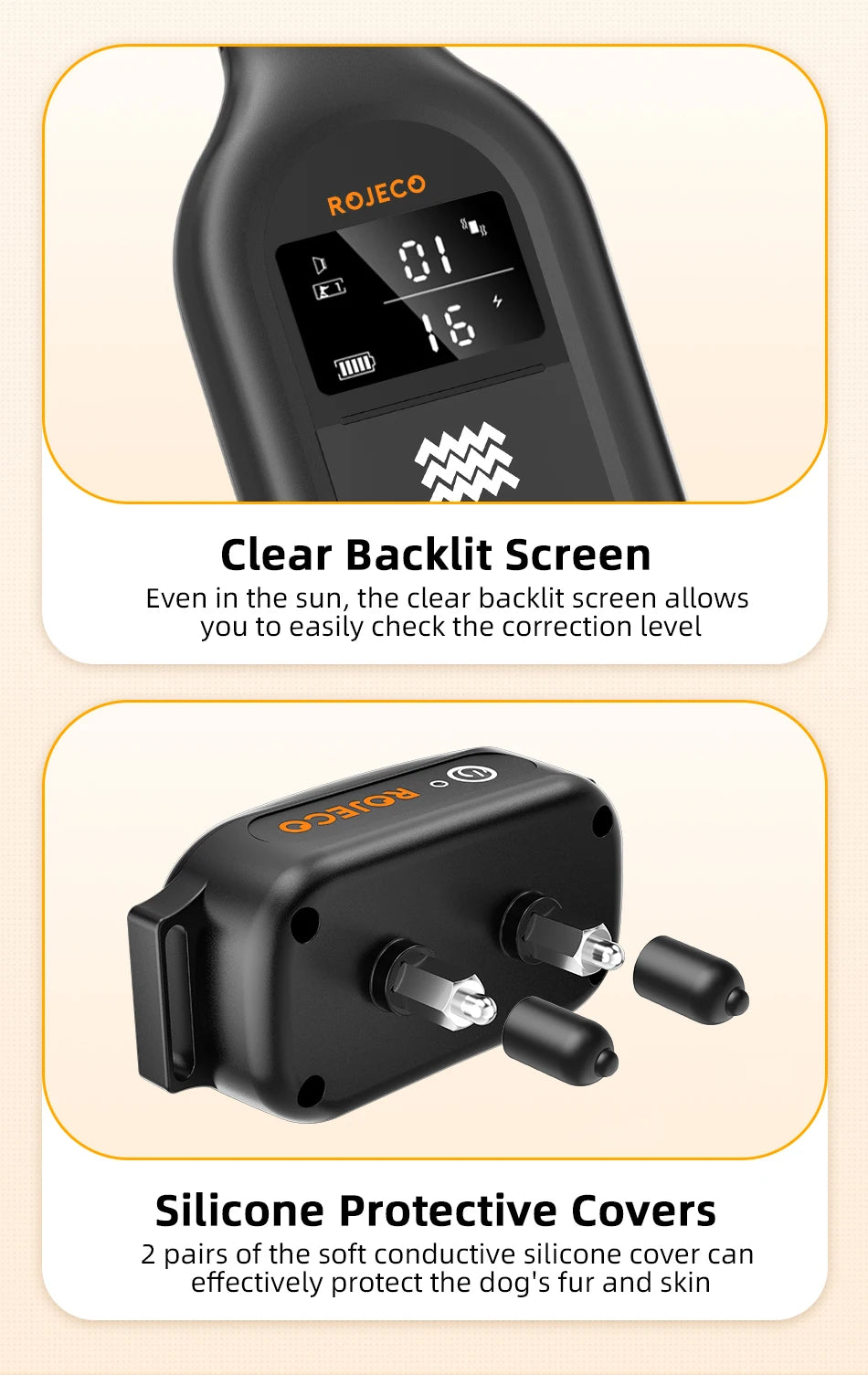 Remote Dog Training Collar — 3300ft Range, Waterproof with Vibration & Bark Control