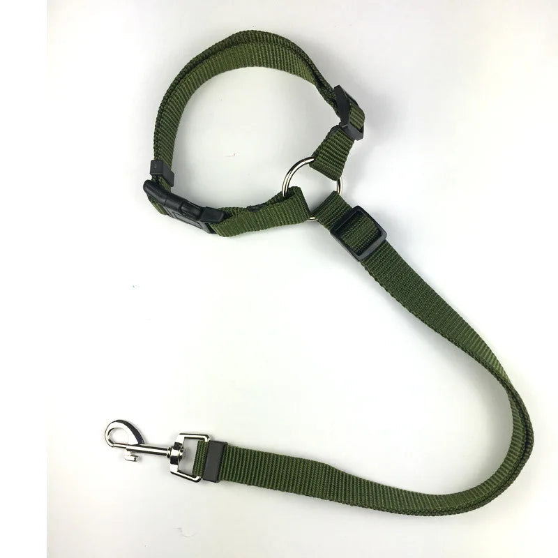 Harnais réglable et ceinture de sécurité pour chien