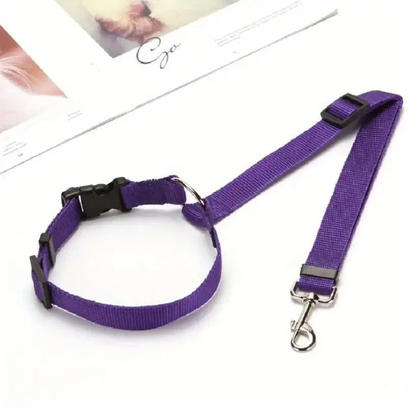 Adjustable Car Seat Belt Safety Rope for Dogs & Cats