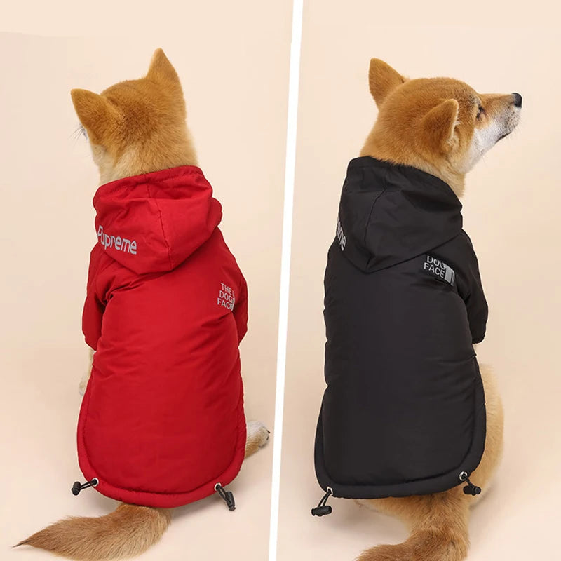 Waterproof Warm Hoodie Jacket for Dogs & Cats – Autumn & Winter