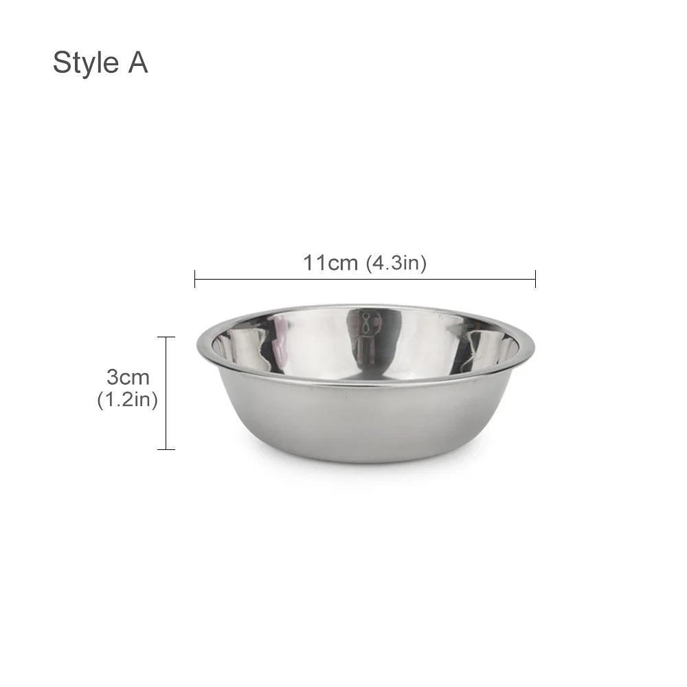 Stainless Steel Pet Bowl for Dogs & Cats