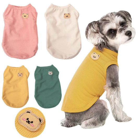 Breathable Pet Vest - Summer Clothing for Small Dogs and Cats