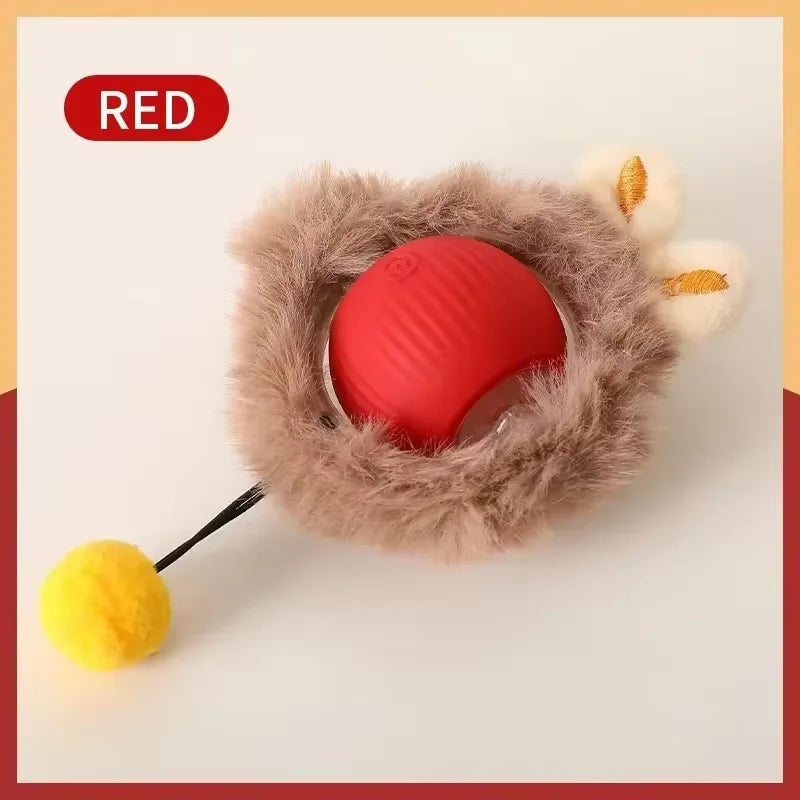 Smart Touch & Motion Activated Rolling Ball Toy for Cats & Dogs