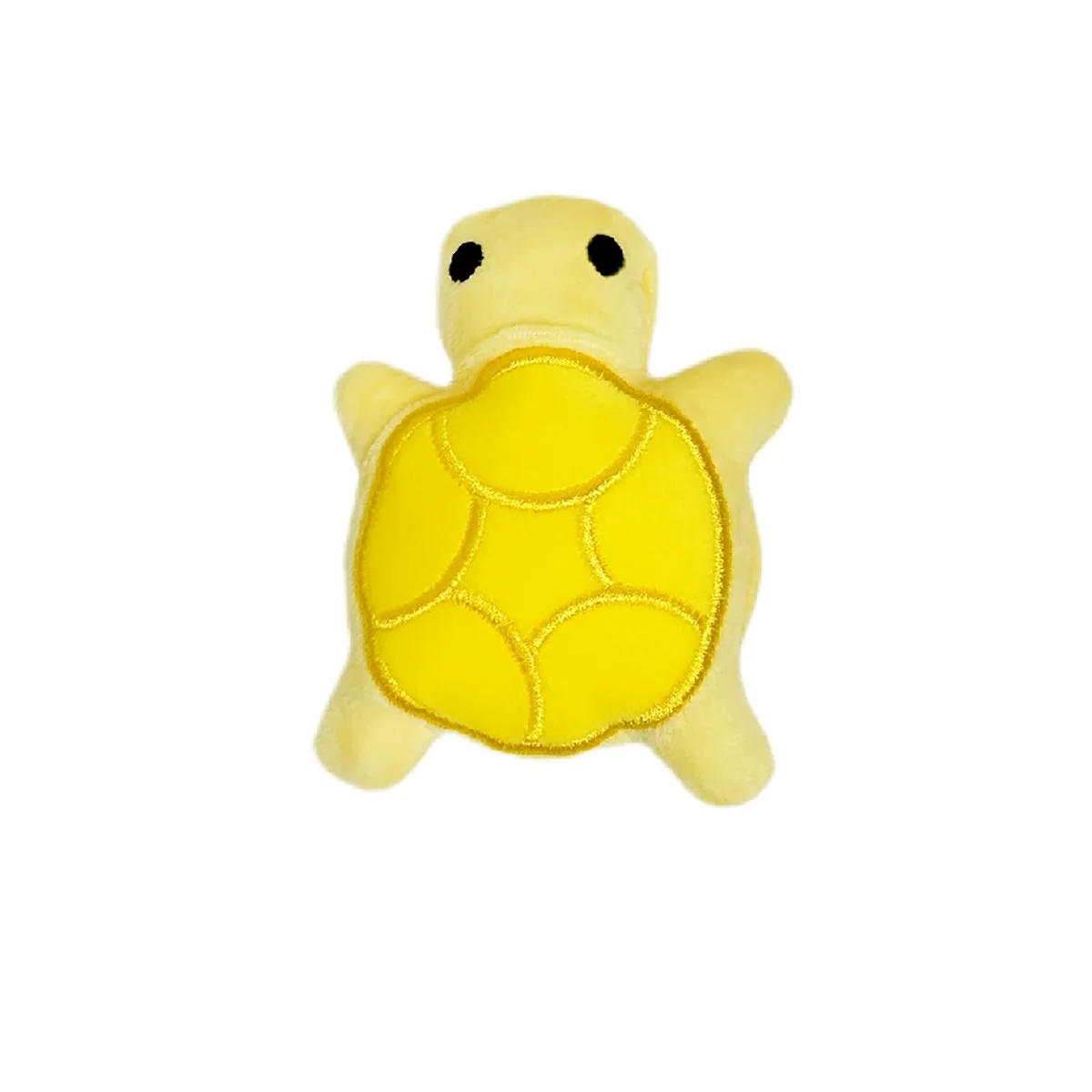 Jouet en peluche en forme de tortue couineur pour chien - Jouet de dentition doux pour petits chiens