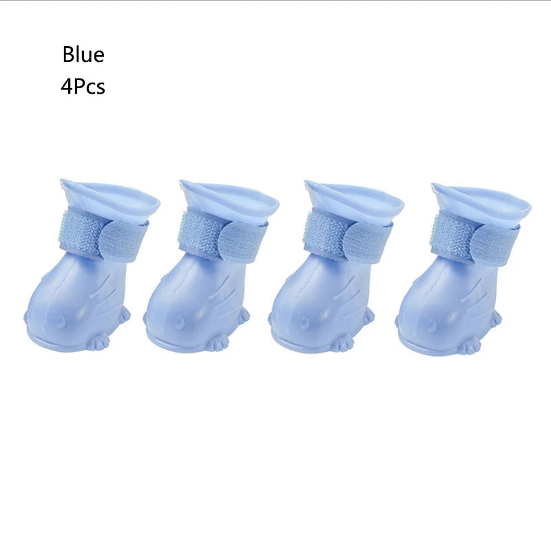 Waterproof Pet Paw Protector Boots (4 Pack)