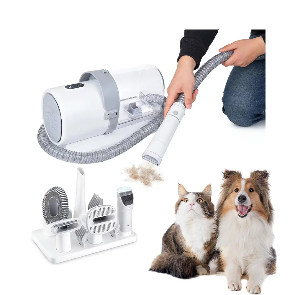 Pet Grooming Vacuum & Clipper Kit