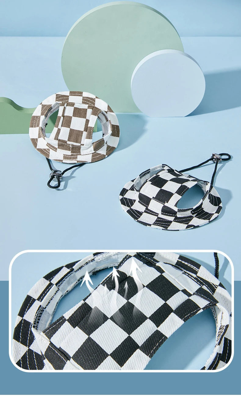Cotton Fisherman Sun Hat for Dogs & Cats
