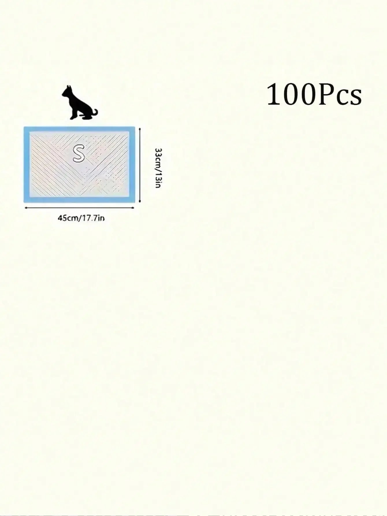 Thickened Dog Pee Pads – Pack of 100