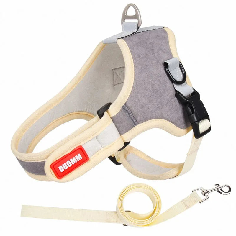 Reflective Dog Harness & Leash Set - Nylon Vest Harness for All Sizes