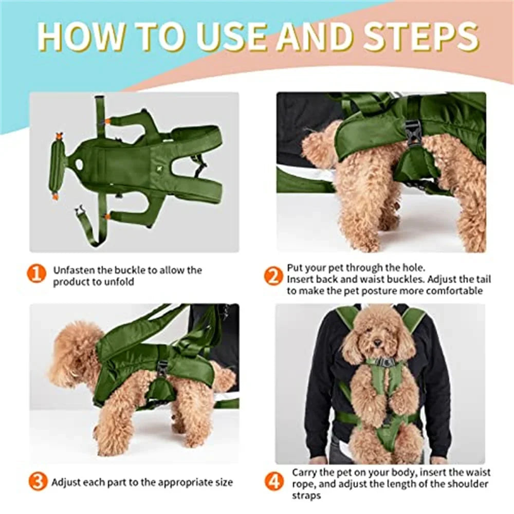 Breathable Pet Carrier Backpack for Small & Medium Dogs