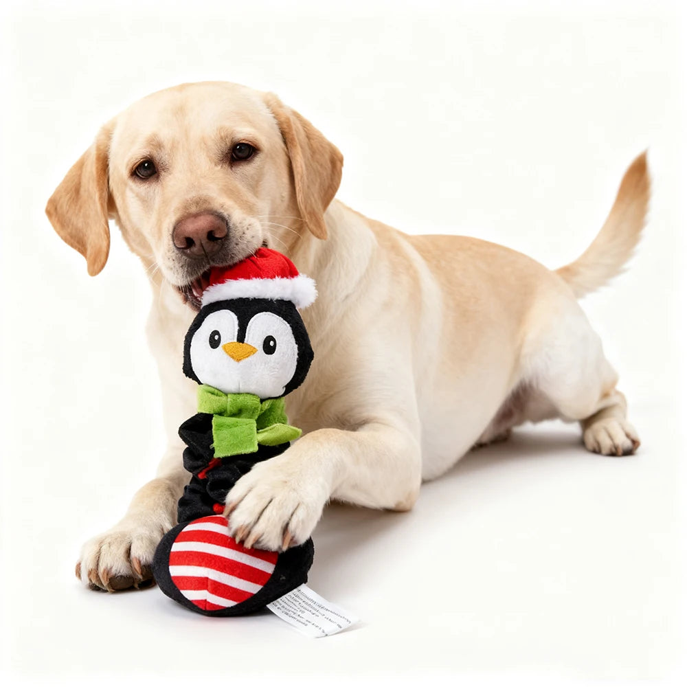 Christmas Plush Squeaky Dog Toy