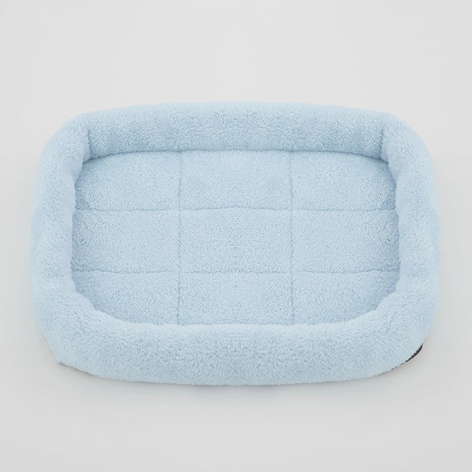 Soft Plush Pet Bed Mat – Calming Cushion for Cats & Dogs, S to XXL