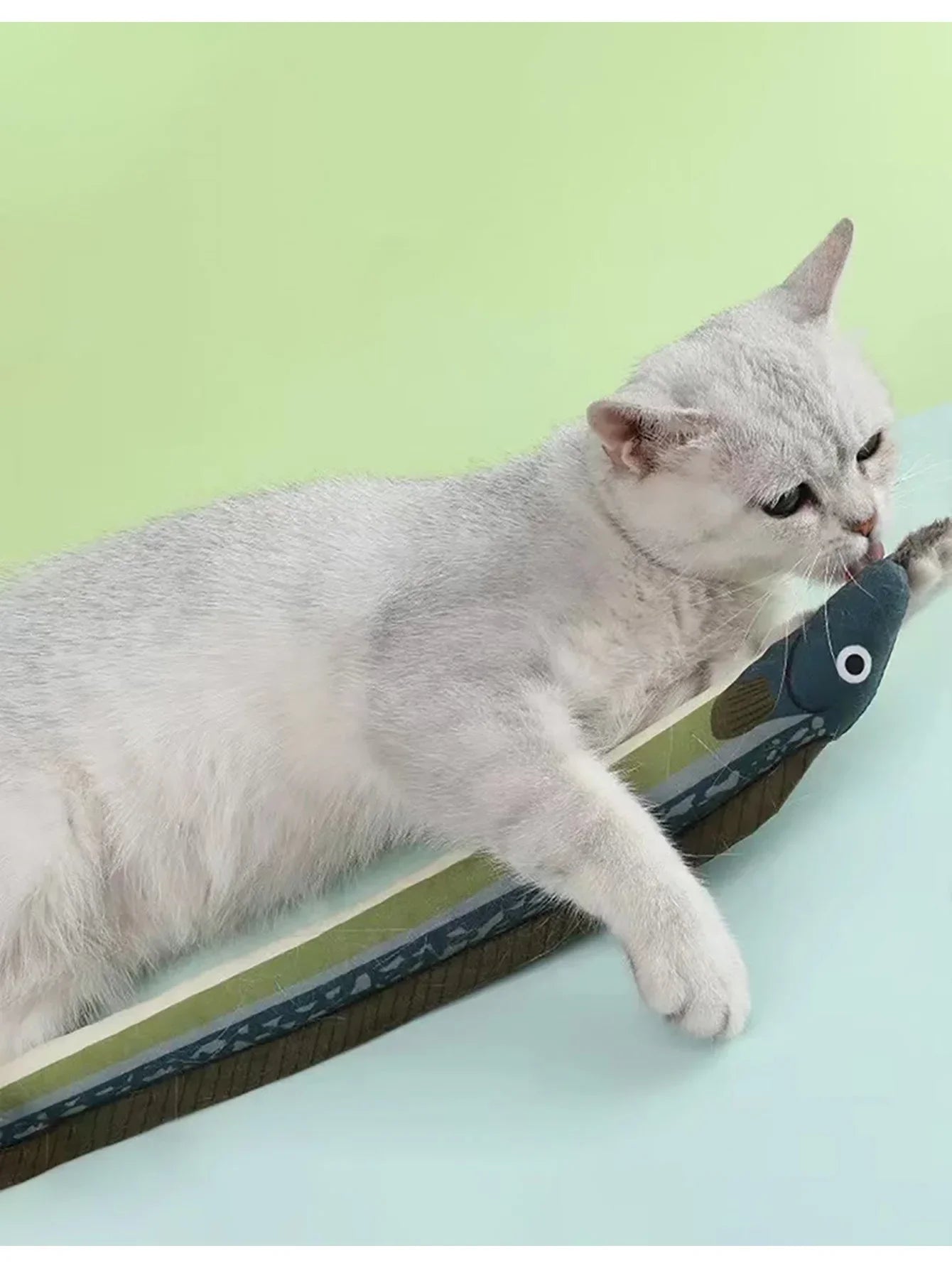 Eel-Shaped Catnip Toy