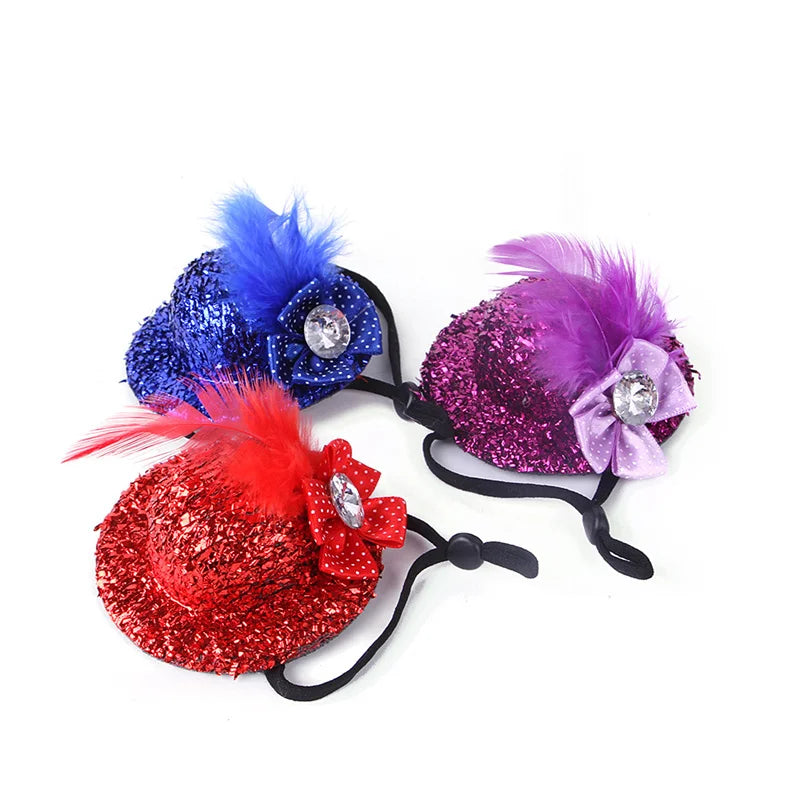 Adjustable Mini Party Hat for Hamsters, Rats & Guinea Pigs