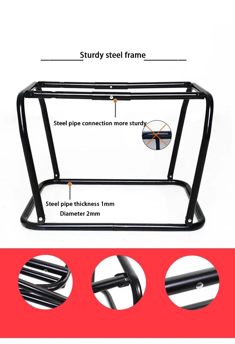 Cage de transport et de voyage pliable et souple avec tapis — 3 portes