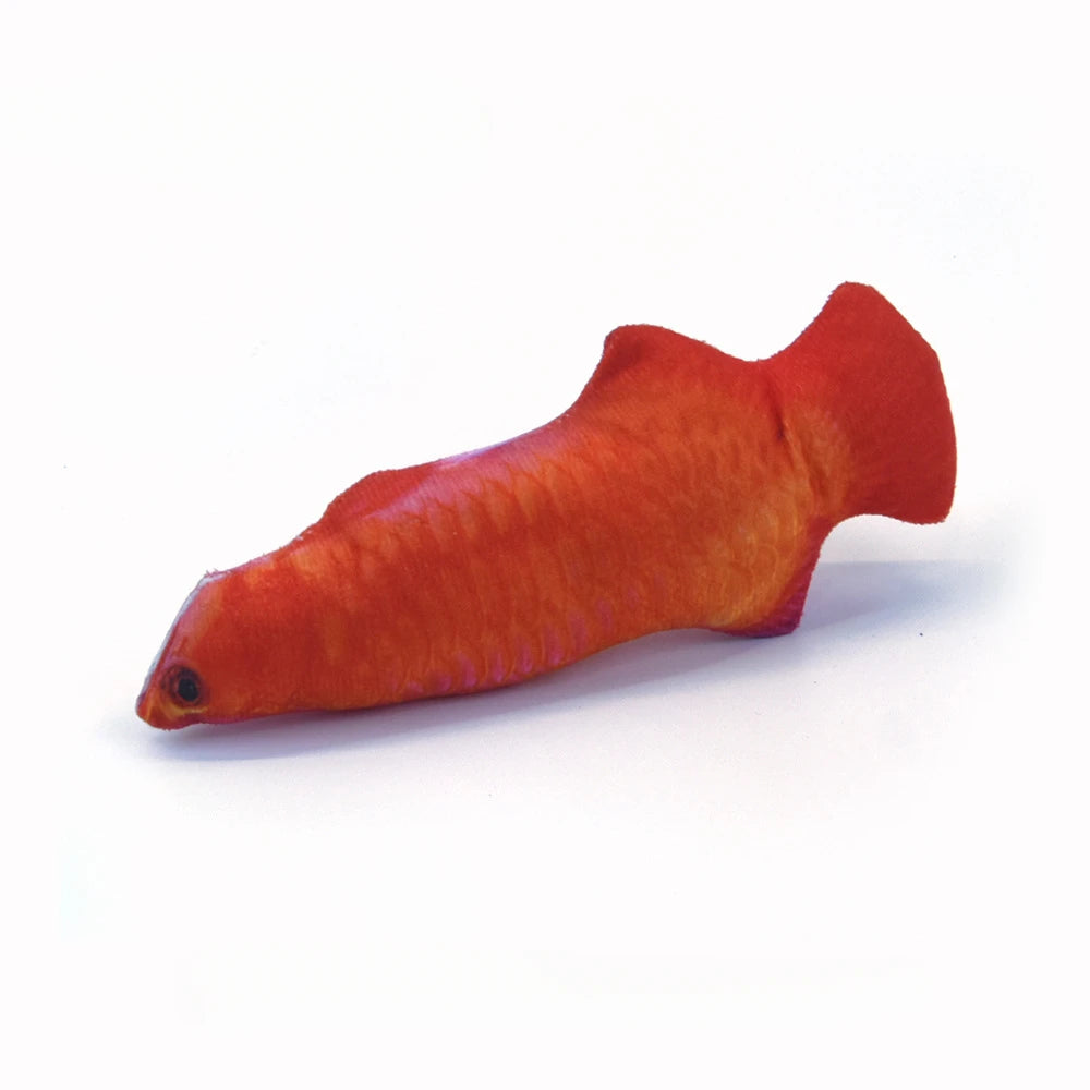 Realistic Plush Fish Cat Toy Pillow